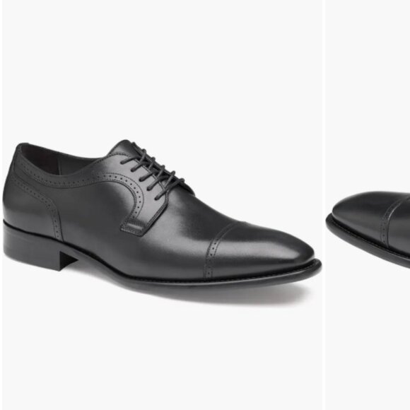 New Johnston & Murphy Collection Cormac Cap Toe Derby leather shoe Size 11 Men's - Picture 1 of 9